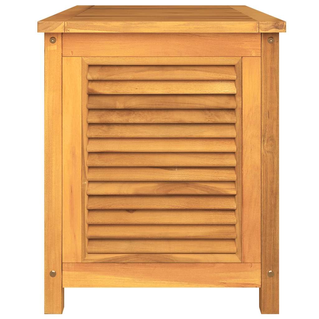 Fengshui Scatola da giardino in legno di teak, 90 x 50 x 58 cm, in legno | sacchetto in PE impermeabile, vernice a base d'acqua, molto spazio, istruzioni di montaggio incluse (lingua italiana non