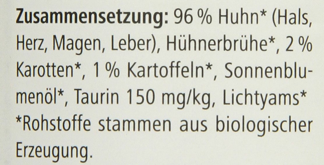 defu Katzenfutter | 12 x 410 g | Pate Bio Huhn Sensitive | Alleinfuttermittel Premium Bio Nassfutter für Katzen