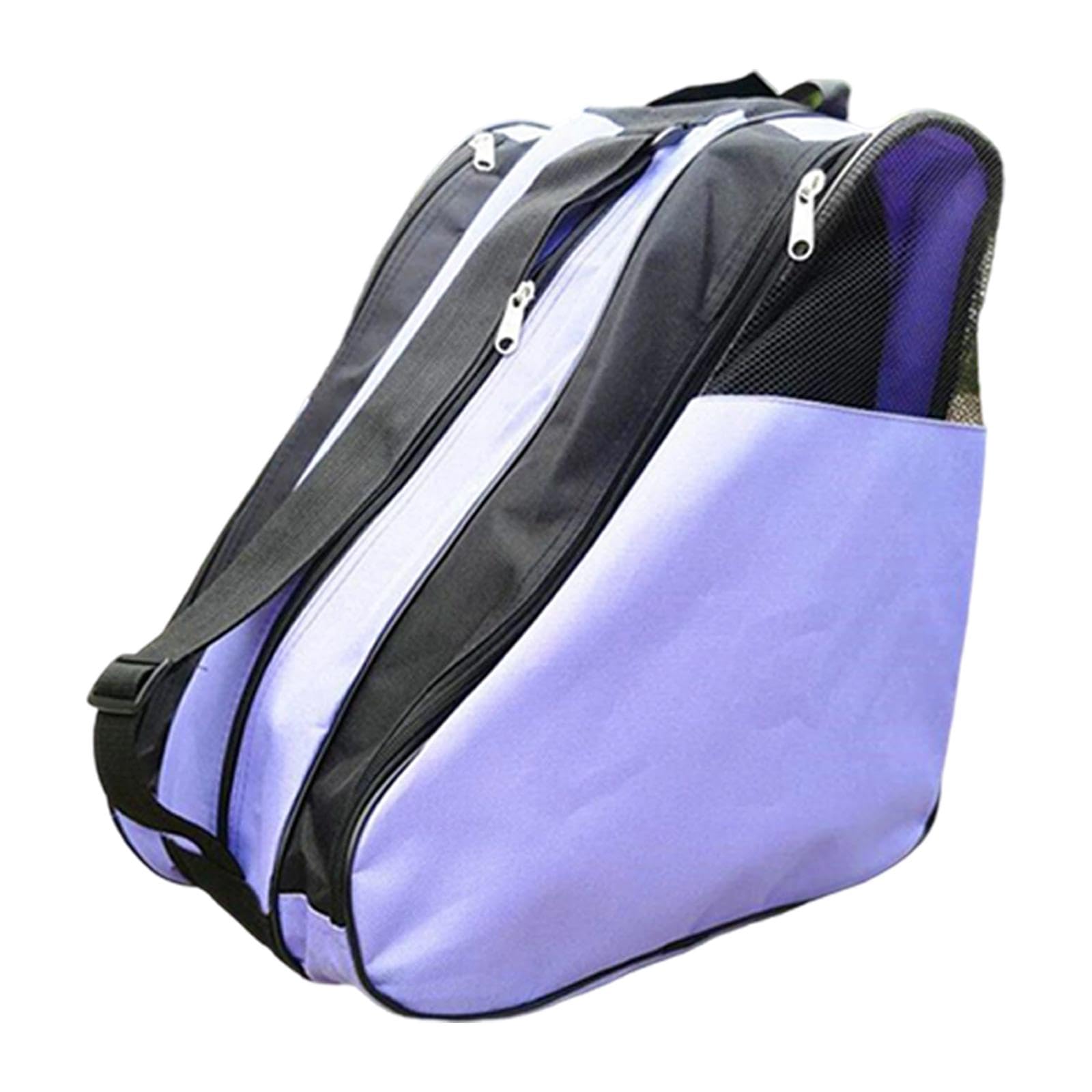 perfk Borsa Pattini Rotelle Bambina in Tessuto Oxford, Borsa per Il Trasporto Di Scarpe Da Pattinaggio Con Maniglia E Tracolla Regolabile, Un Design a Tre Strati