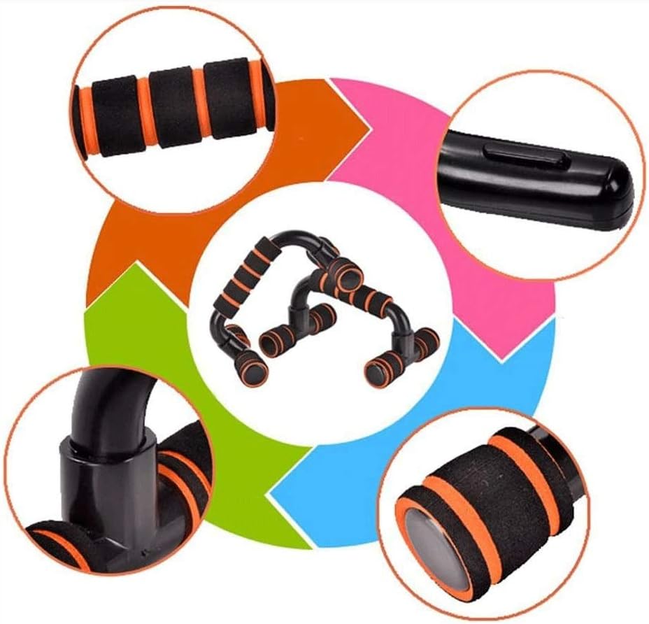 Push Up Bars Strength Training - Workout Stands with Ergonomic Push-up Bracket Board with Non-Slip Sturdy Structure Portable for Home Fitness