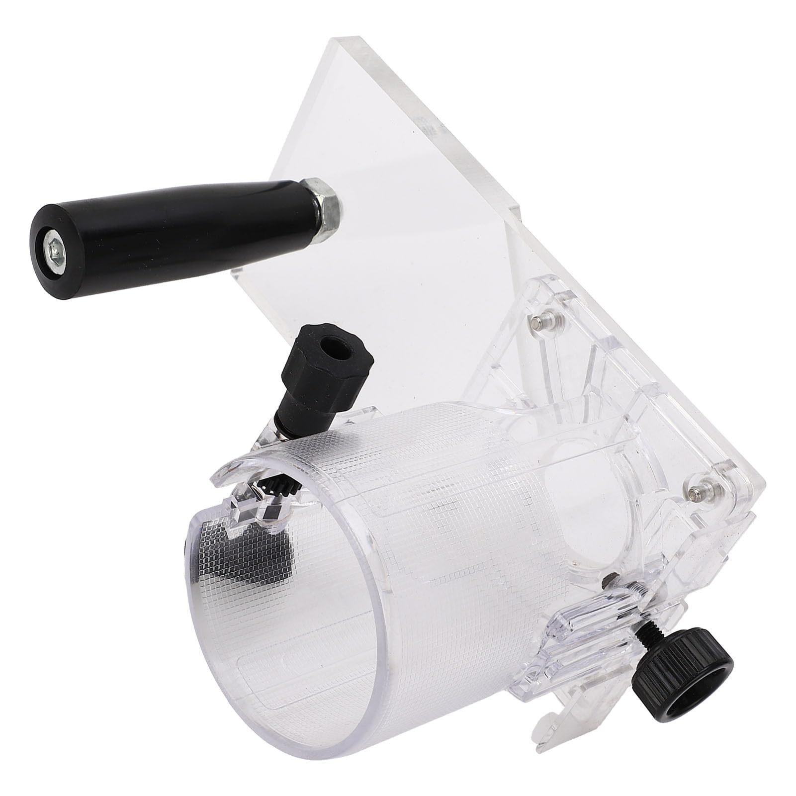 Escudo protector para herramientas eléctricas Base de recortadora de carpintería de plástico duradero transparente Accesorio de grado profesional para máquinas de corte y pr