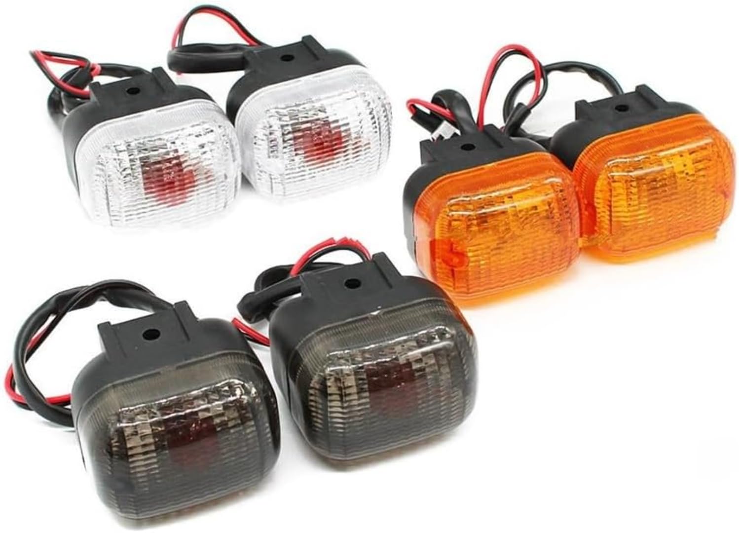 Generic Mini uniwersalne wskaźniki Dla Y amaha Zuma 08-19 Lampa sygnalizacyjna przedniego kierunkowskazu motocyklowego (kolor: bursztynowy)