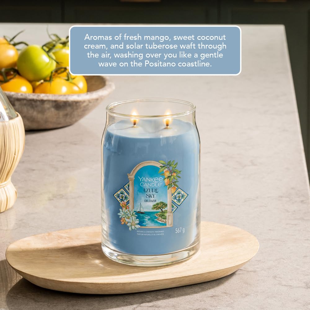 Yankee Candle, Große Duftkerze Azure Sky 567 g