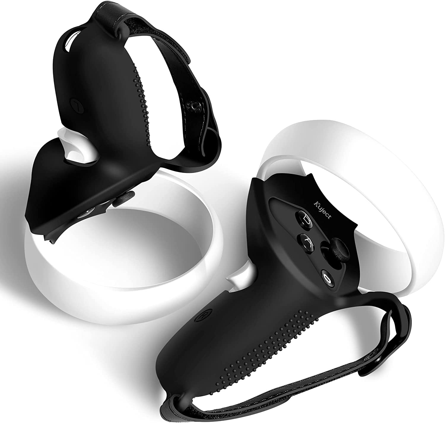 LEQTRONIQ Design Cover for Oculus Quest 2 Controller Grips, Silicone Anti-Throw Grips Cover with Adjustable Knuckle Straps, Protector for Meta/Oculus Quest 2 Accessories [video game] (B0B4BHNKR9) Amazon Price History, Amazon Price Tracker