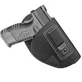 Concealed Carry IWB Belt Clip Handgun Holster Inside The Waistband Holster Fits G17 G19 XDs XDM S&W M&P 9mm &period;40 &period;45 Handguns and GP100 LCRx 3" Revolvers