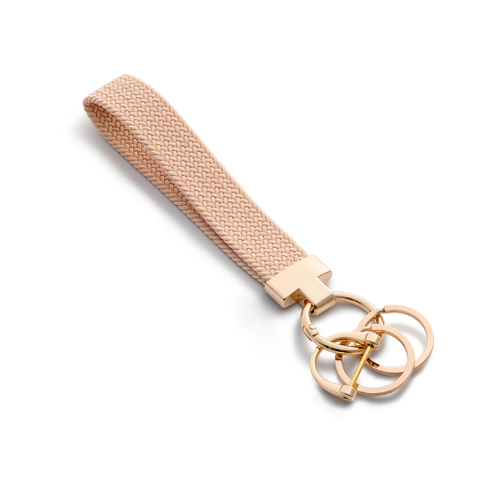 CHUQING Schlüsselanhänger Elegant Schlüsselband Kurz Auto Schlüsselanhänger Frauen Modern Keychain Elastisch Schlüsselarmband Autoschlüsselanhänger Schlüsselbund