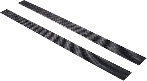 Miniatura 6 de Daeiclru Protector del umbral de la puerta del automóvil, fibra de carbono real, cubierta del umbral de la puerta interior del automóvil, calcomanía