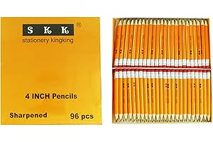 Mini Pencils with Erasers for Maximum Portability and Convenience