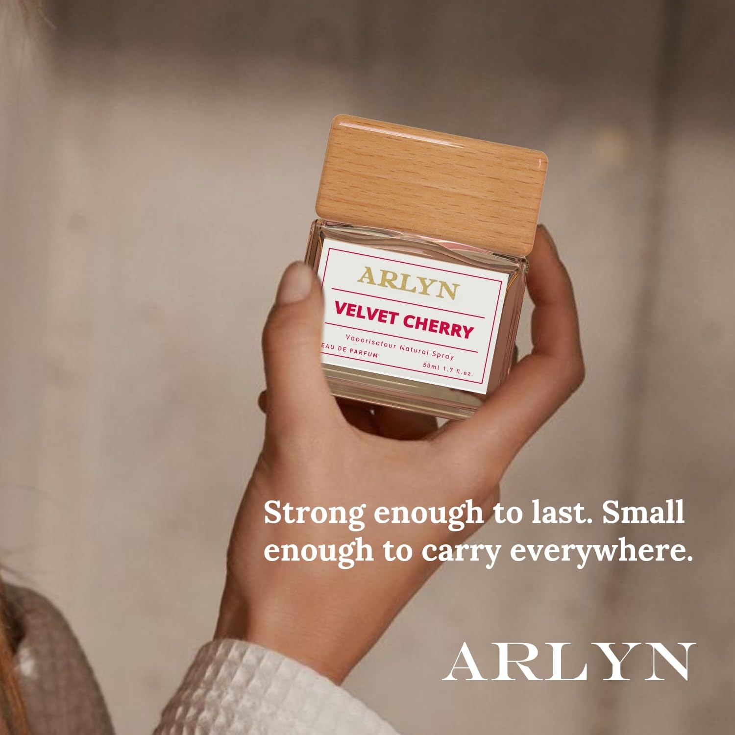 ARLYN Velvet Cherry Eau De Parfum Inspired by Tom.F Lo.st Ch.rry, Long-Lasting Perfume for Men and Women, Vegan & Eco-Conscious with Clean Ingredients, Vanilla, Sandalwood, Jasmine - 50ml / 1.7 oz