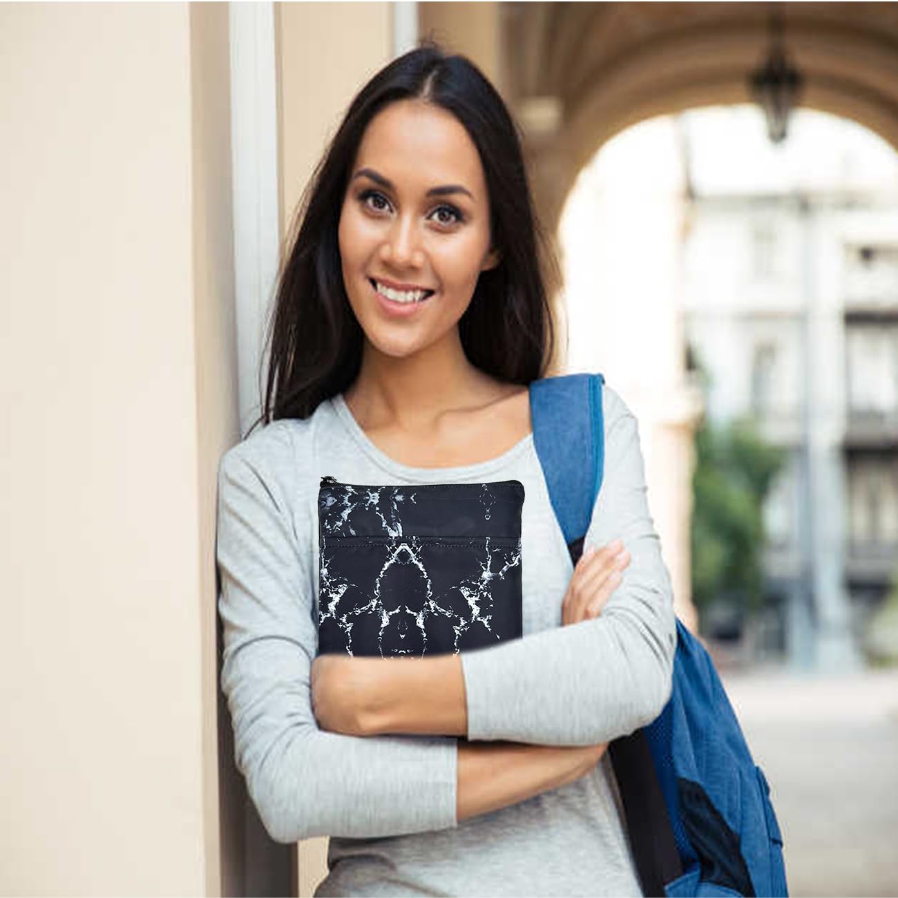 Aazon.co: Book Sleeve With Zipper Book Pouch,Quilted Book Carrier, Book Covers For Book Lovers