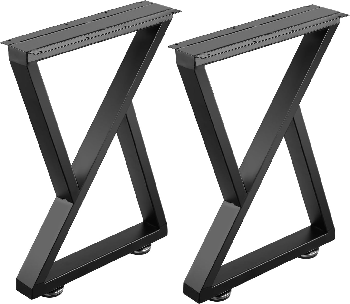 ALLCOS 16 inch Metal Bench Legs Coffee Table Legs Heavy