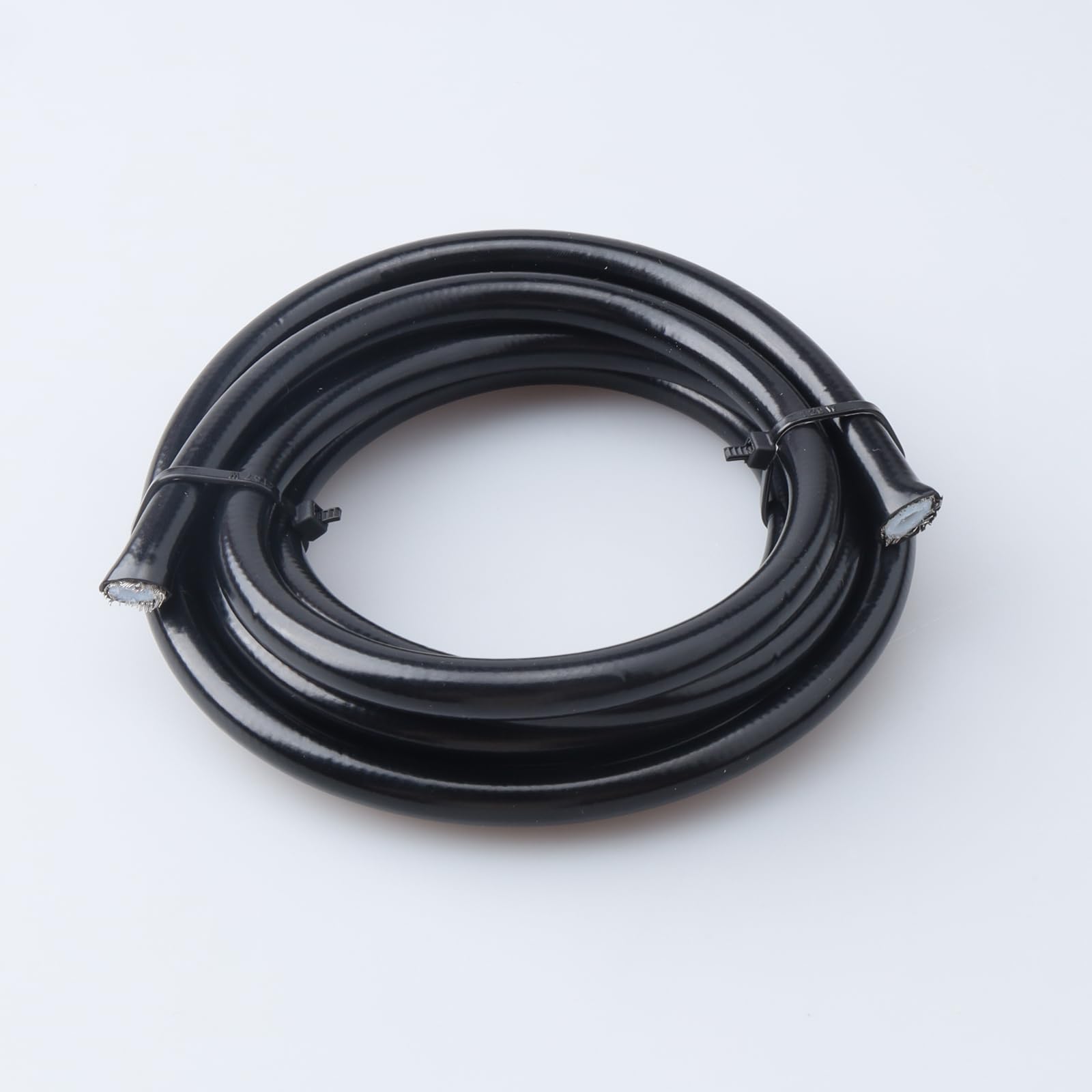 AC PERFORMANCE 3AN PTFE Teflon Stainless Steel Braided Fuel Line 5FT Black-image-49