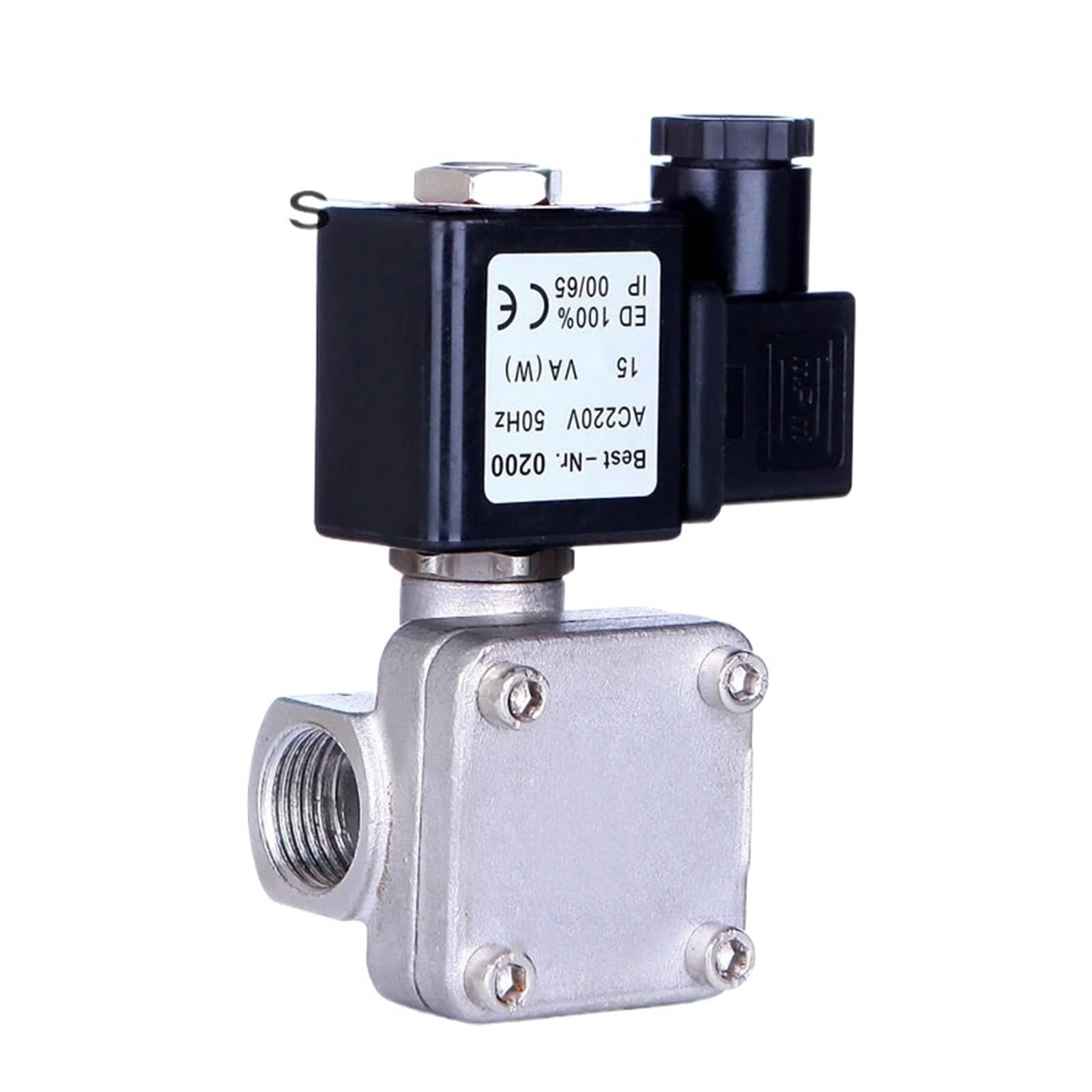 HDPHCRIUN 1/2" 0927200 Normally Closed 304Stainless Steel Solenoid Valve(110VAC-EPDM-SEAL)