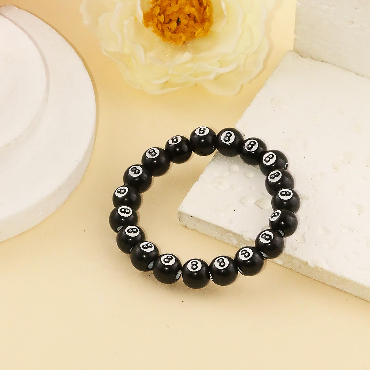 kepvrio Game Day Bracelets for Women Football Volleyball Rugby Basketball Bracelets Sports Beaded Bracelet Football Sports Outfits Jewelry (Style-D)