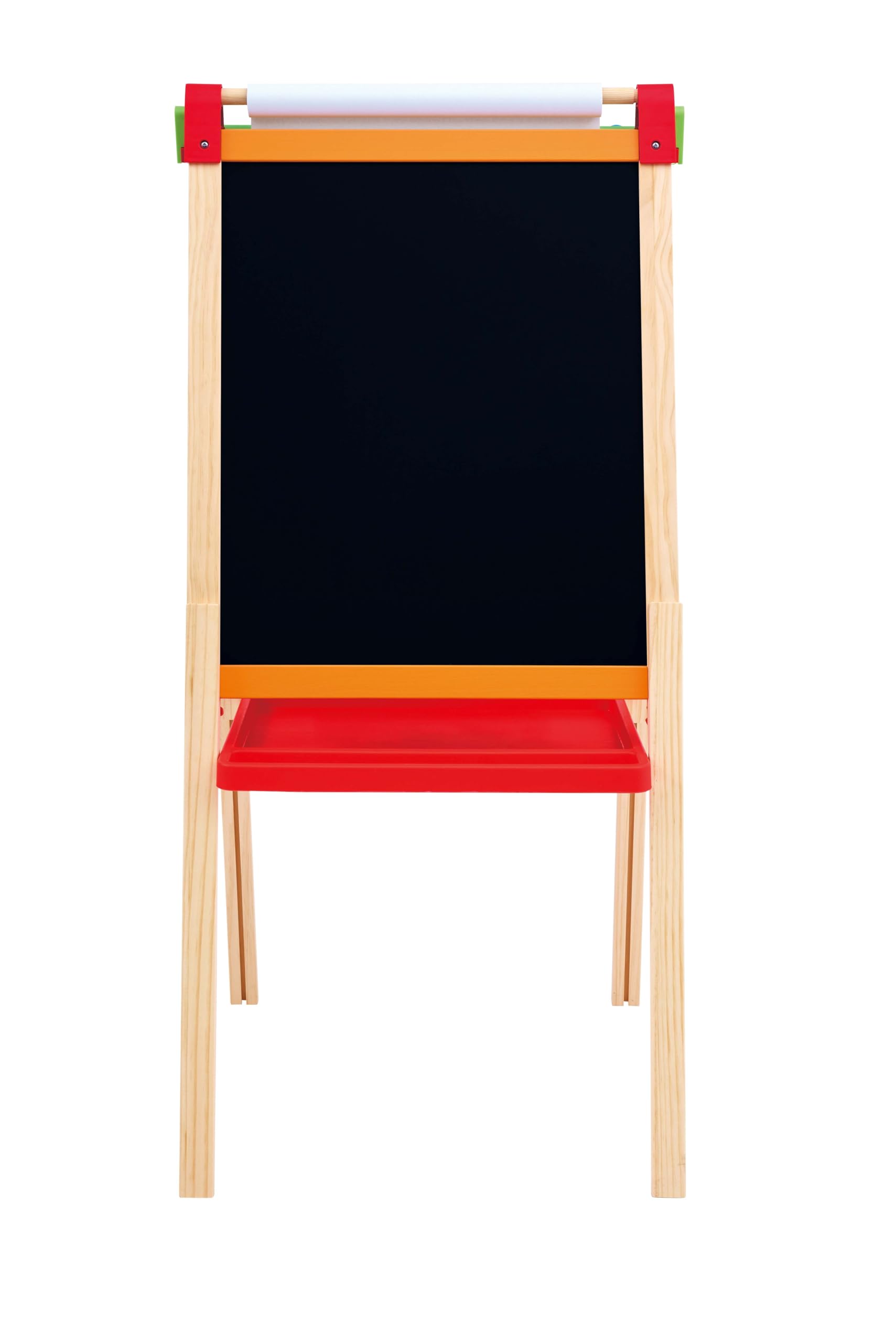 Hape Caballete para jóvenes artistas, Caballete creativo de madera de dos caras, Altura ajustable para niños