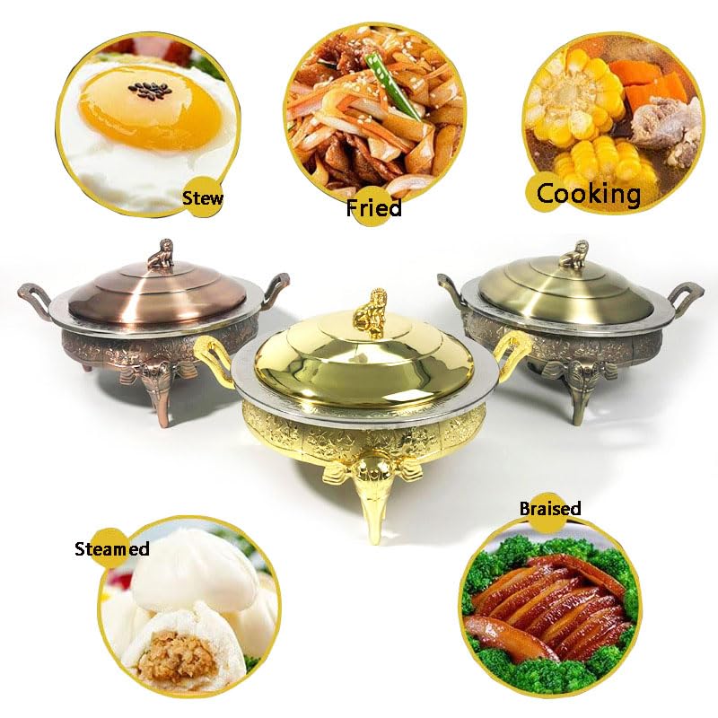 Scaldabiberon con contenitore per alimenti e carburante, perfetto per buffet di catering e sala da pranzo
