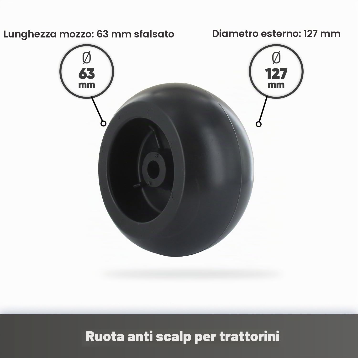Greenstar 27923 Ruota anti-cuoio capelluto