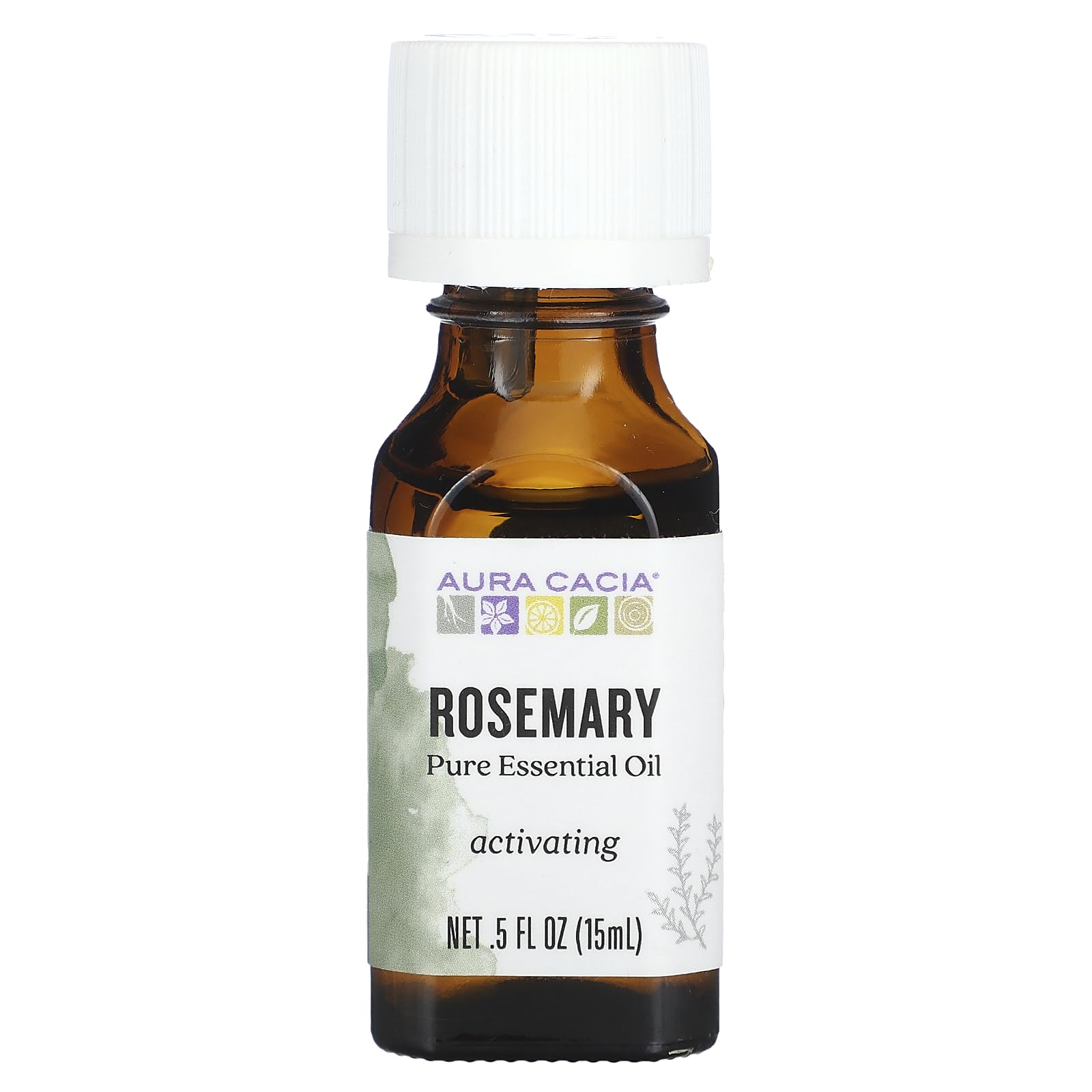 Pure Essential Oil, Rosemary, 0.5 Fluid Ounce