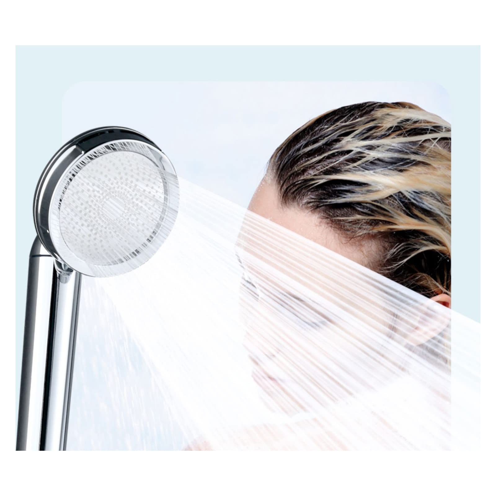 Filtración Alcachofa Ducha, 3 Modos Antical Alcachofa de Ducha de Mano, Cromado ABS Ajuste Universal Alta Presión Duchas de Baño Alcachofa, Fácil de Instalar