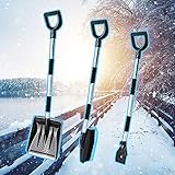 Pala multifuncional: esta pala multiusos se puede utilizar como una pala de excavación de jardín; asistente de campamento; excelente pala de arena; pala de supervivencia de emergencia; pala de nieve; esencial de pesca, o una herramienta para limpiar la basura. Es el accesorio ideal para camping, senderismo, aventura, jardinería, eliminación de nieve, emergencias de SUV y otras actividades al aire libre.