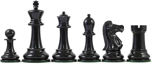 Miniatura 6 de 1978 Olympiad Havanna 3.78" Reproducción de madera y ajedrez de ébanos