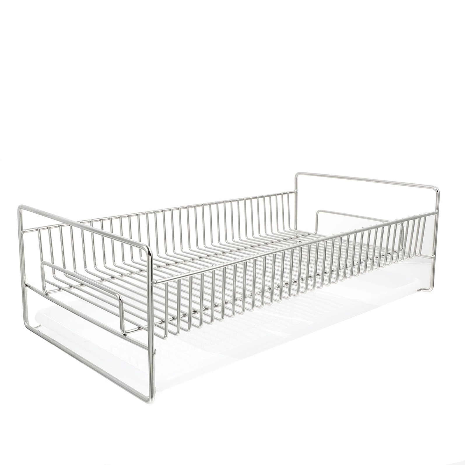 Escurridor de Cubiertos y Platos Acero Inoxidable 1 Unidad Bandeja Antigoteo Desmontable para Cocina Hogar Utensilios y Vajilla Almacenamiento Práctico