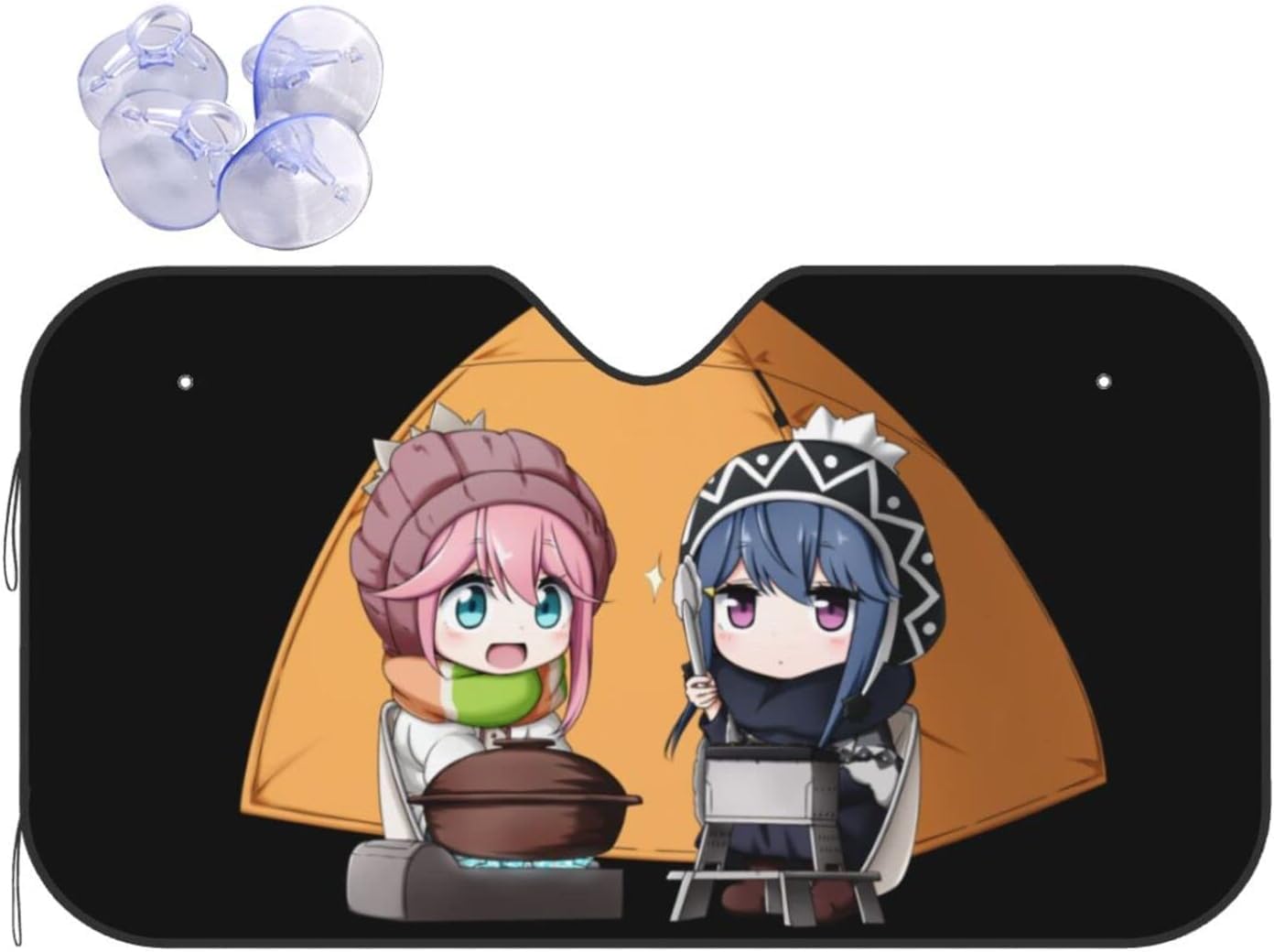 Amazon | ゆるキャン△ サンシェード 車 遮光 遮熱 車用 サンシェード