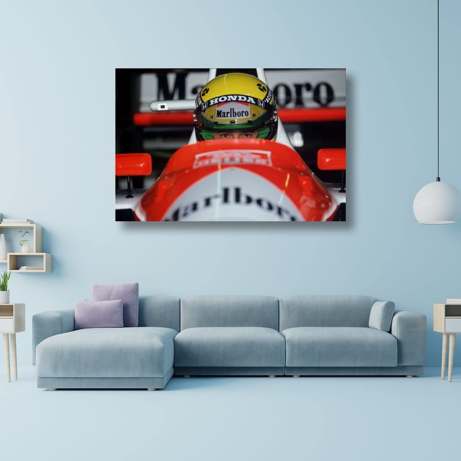 Amazon｜Ayrton Sennaアイルトン・セナかっこいい写真ポスター