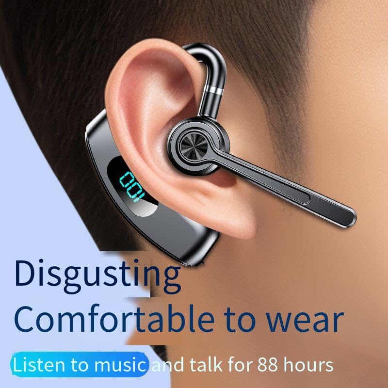 Audífono Bluetooth In Ear Negro con Micrófono miniatura 2
