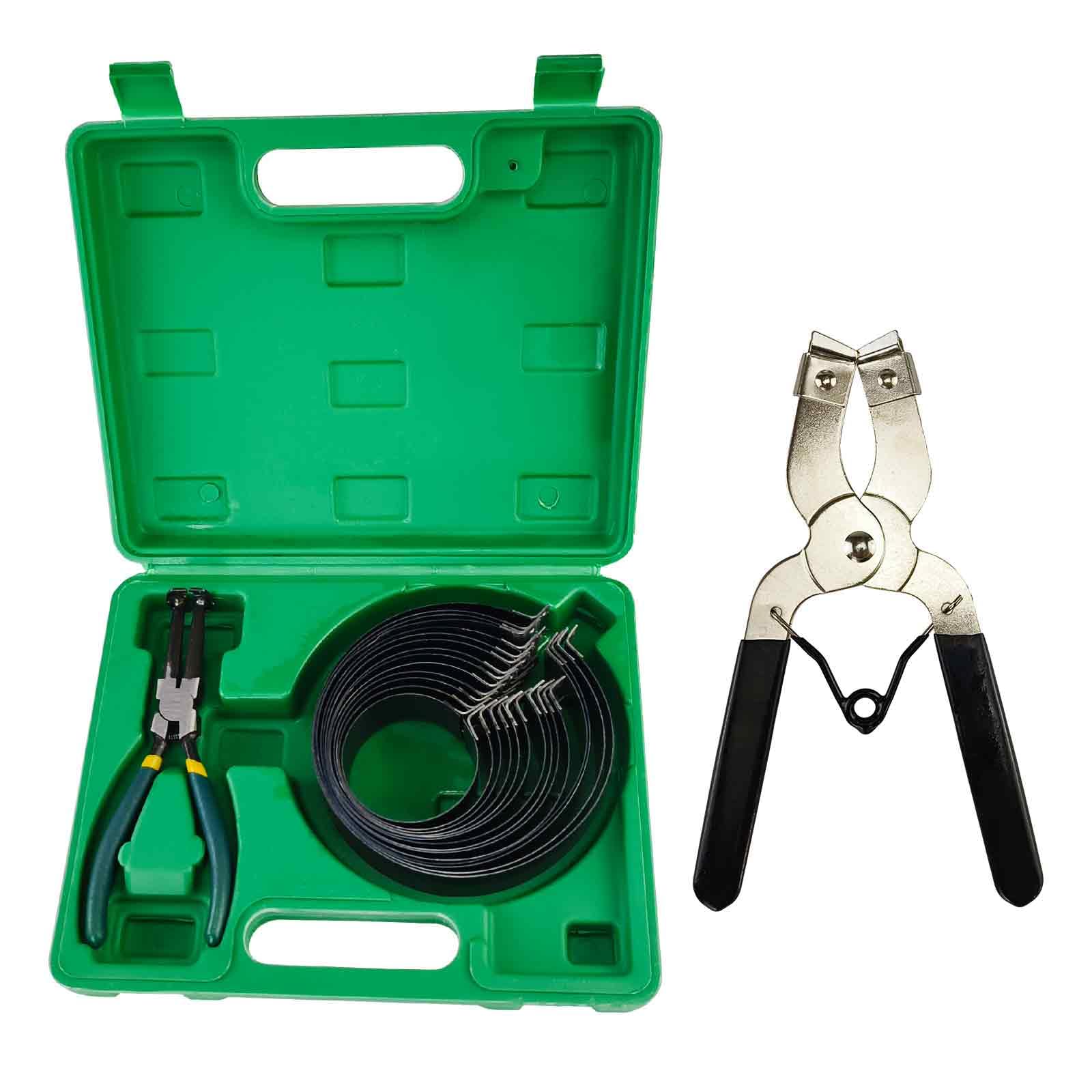 Photo 1 of YuYBrightmi 16 PCS Engine Piston Ring Compressor Tool Set – Includes 2 Piston Ring Pliers & 14 Piston Rings (62-145mm / 2.44-5.71in) for Car & Truck Engine Repair