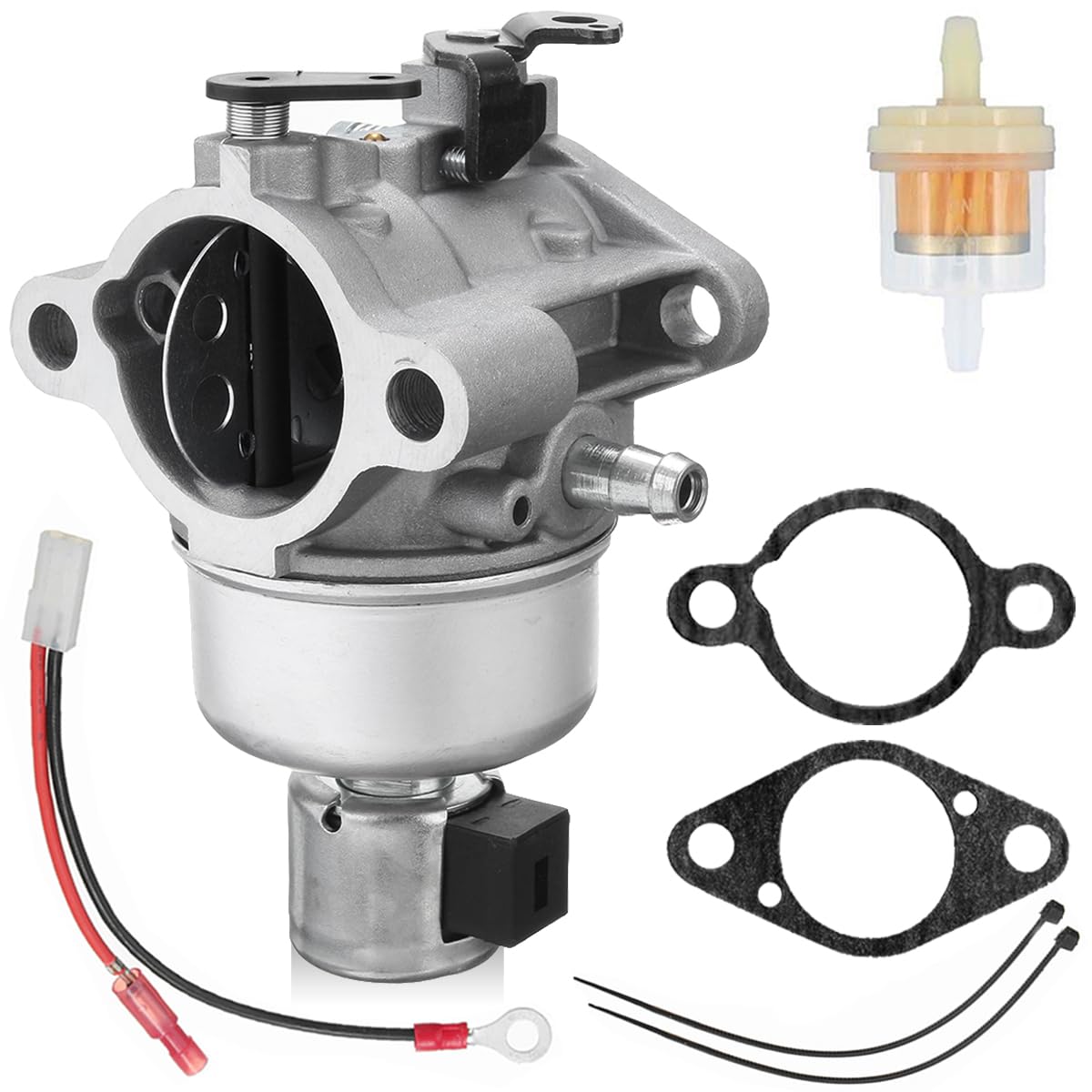 ZAMDOE 20853 33-S Kit ricostruzione carburatore per motori Kohler Courage SV470 SV480 SV530 SV540 SV590 SV591 SV600 SV601 SV610 SV620 SV530S SV540S CV490 CV492 CV493 117-S