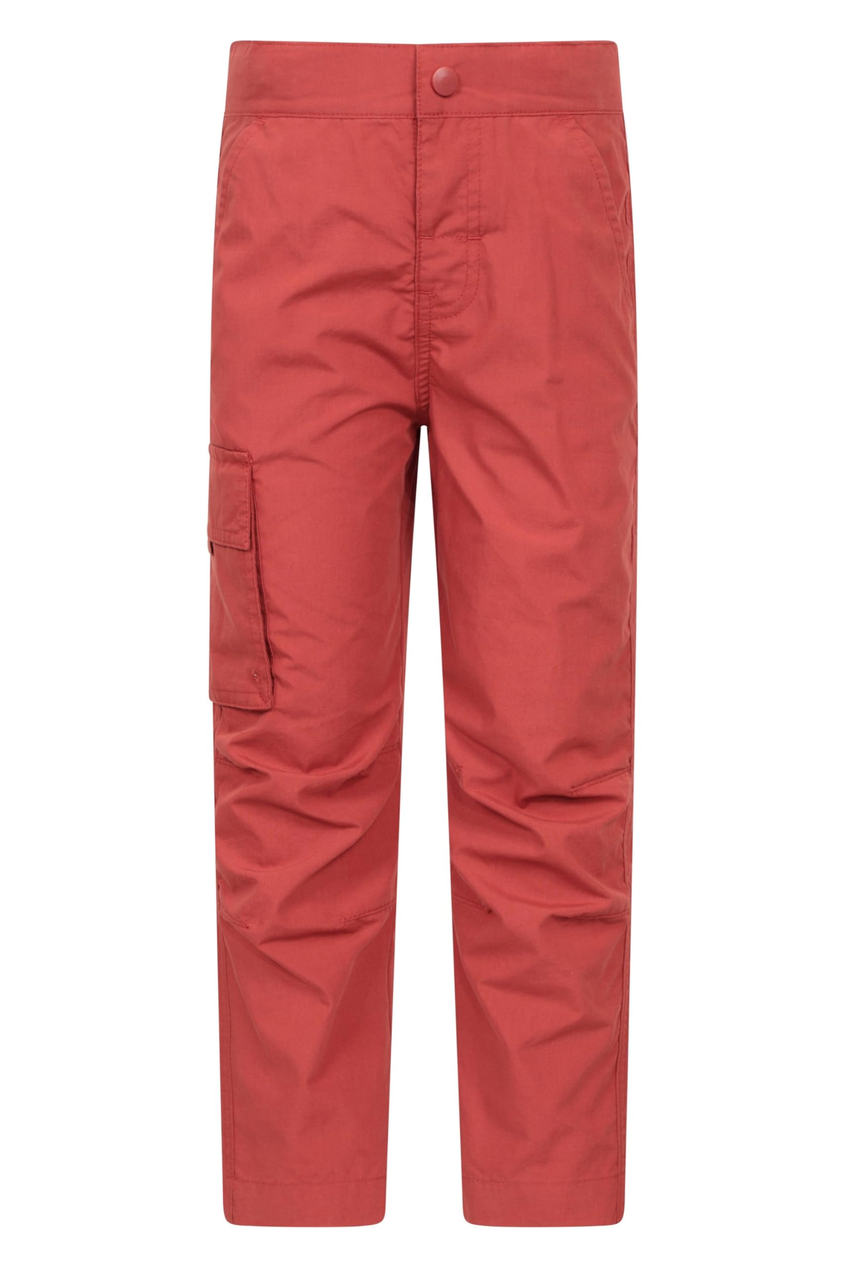 Mountain Warehouse Active Kids Trousers - Lightweight, Fast Drying All Season Pants, Shrink & Fade Resistant Casual Bottoms - for Spring Summer, Travelling, Camping Burnt Orange 11-12y