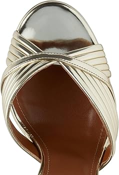 Amazon.com: Aquazzura Sundance Plateau 140, Light Gold, 10