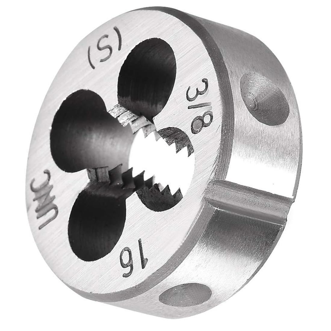 TOP-VIGOR 3/8-16 UNCmm Threading Die Right Hand Alloy Steel Round Die 1pc