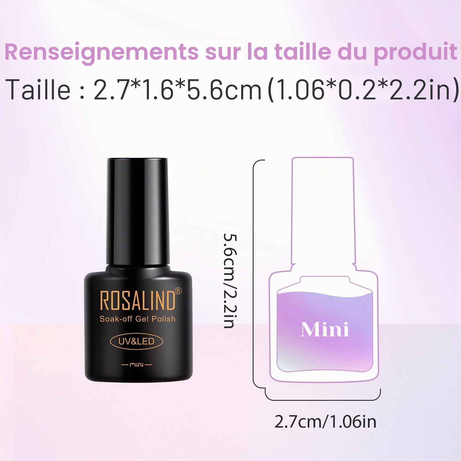 ROSALIND Kit Vernis Semi Permanent avec UV LED Lampe, 12+4 PCS Blanc Rose Bleu Vert Violet Couleurs Vernis Gel, Kit Ongle Gel UV Manucure Cadeau pour Débutant Démarrage