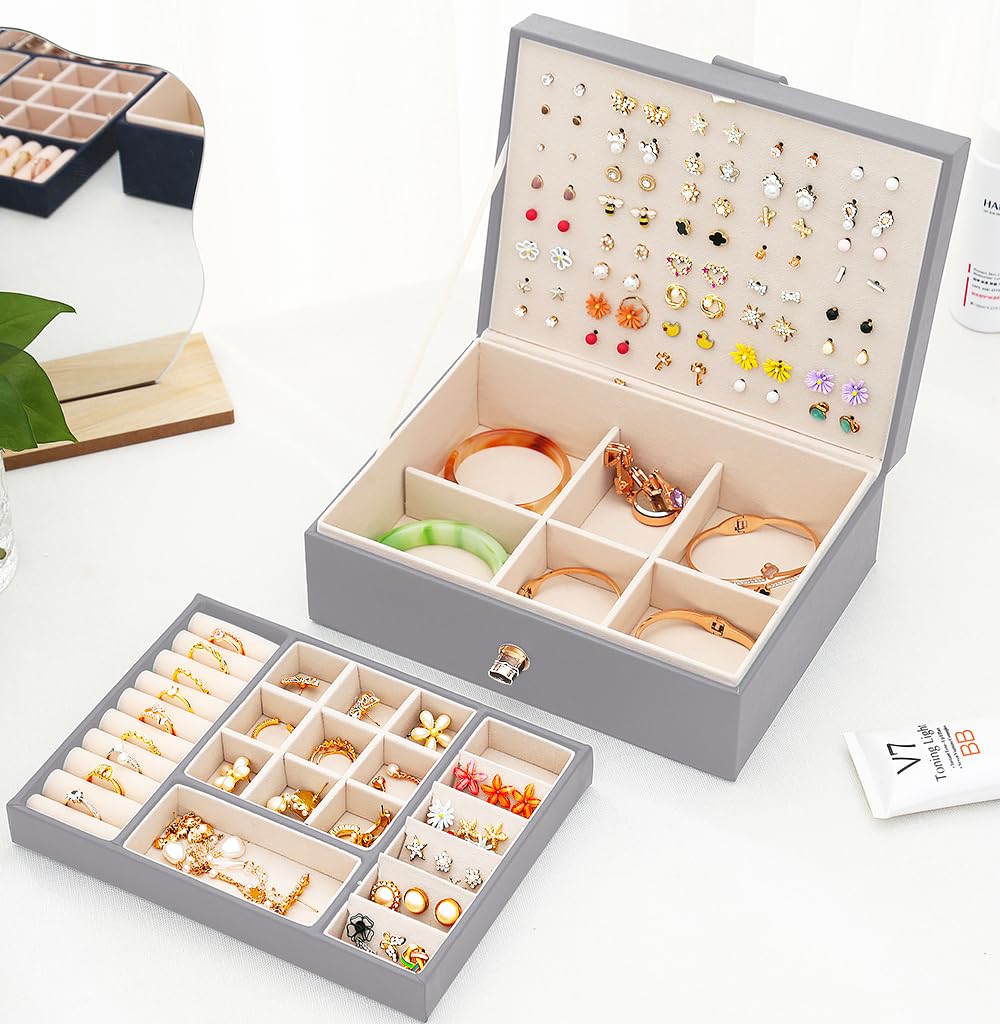 Seashell Display Box - Sieraden Organizer Cases | Kleine Craft Organizers, Acryl Opslag Organizer Box voor Zeeschelp Zeester Trinket