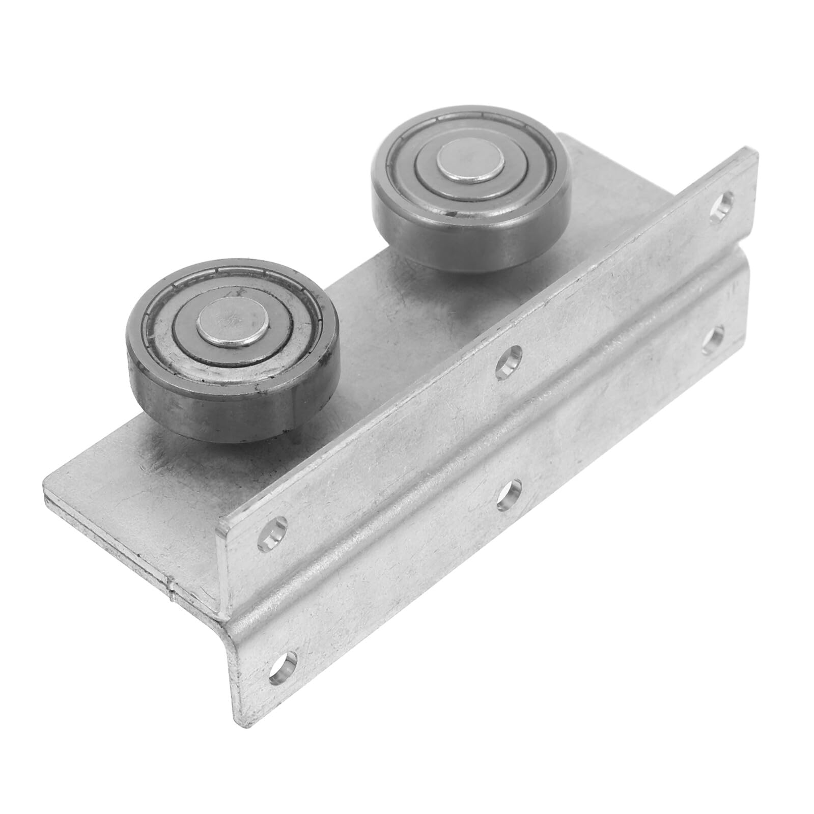 Rullo per Porta Scorrevole in Acciaio Inox Foro M6 Argento