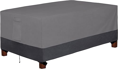 Miniatura 1 de Easy-Going Funda rectangular 600D resistente a los rayos UV e impermeable para muebles de patio al aire libre (84 pulgadas de largo x 44 pulgadas de