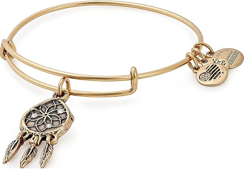 Alex and Ani Path of Symbols - Brazalete expandible para mujer dije atrapasueños acabado rafaeliano de 2 a 35 pulgadas
