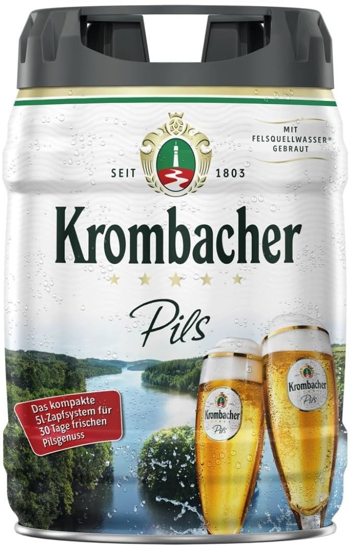 Krombacher Frische Fass Pfandfrei, (1 x 5 l)