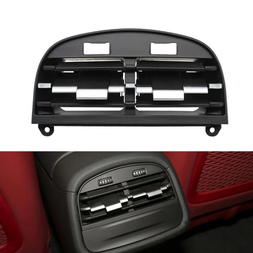 SYLTER Aria Condizionata Auto Bocchette per Maserati per Ghibli 2014-2020 Pannello di Copertura della Griglia Sfiato dell'Aria Condizionata della Console Posteriore Dell'auto(Rear Panel)