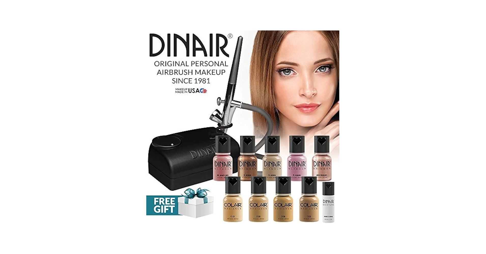 DINAIR Pro コンプレッサー メイクアップ セット DINAIR Pro コンプレッサー メイクアップ セット DINAIR Pro