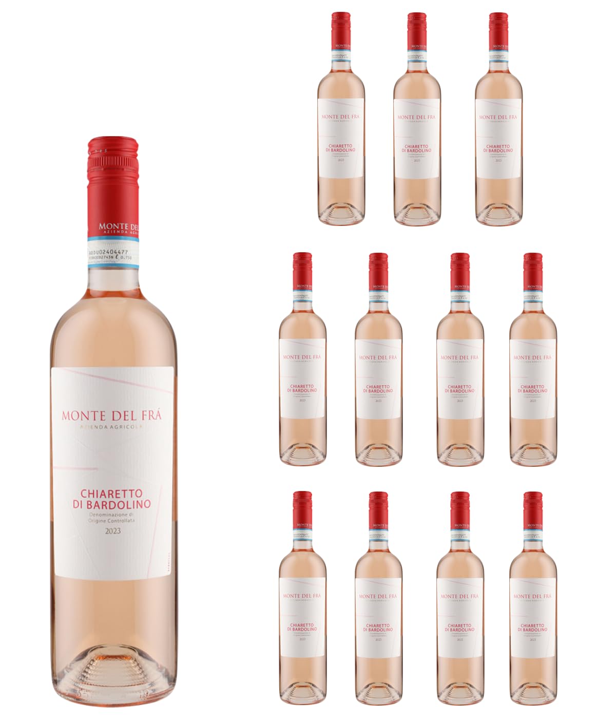 Bardolino Chiaretto DOC 2023 (12 Fl.x0.75l) Monte del Fra