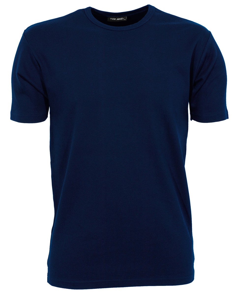 Tee Jays Mens TJ520 Short Sleeve Interlock Tee - Navy Blue - M