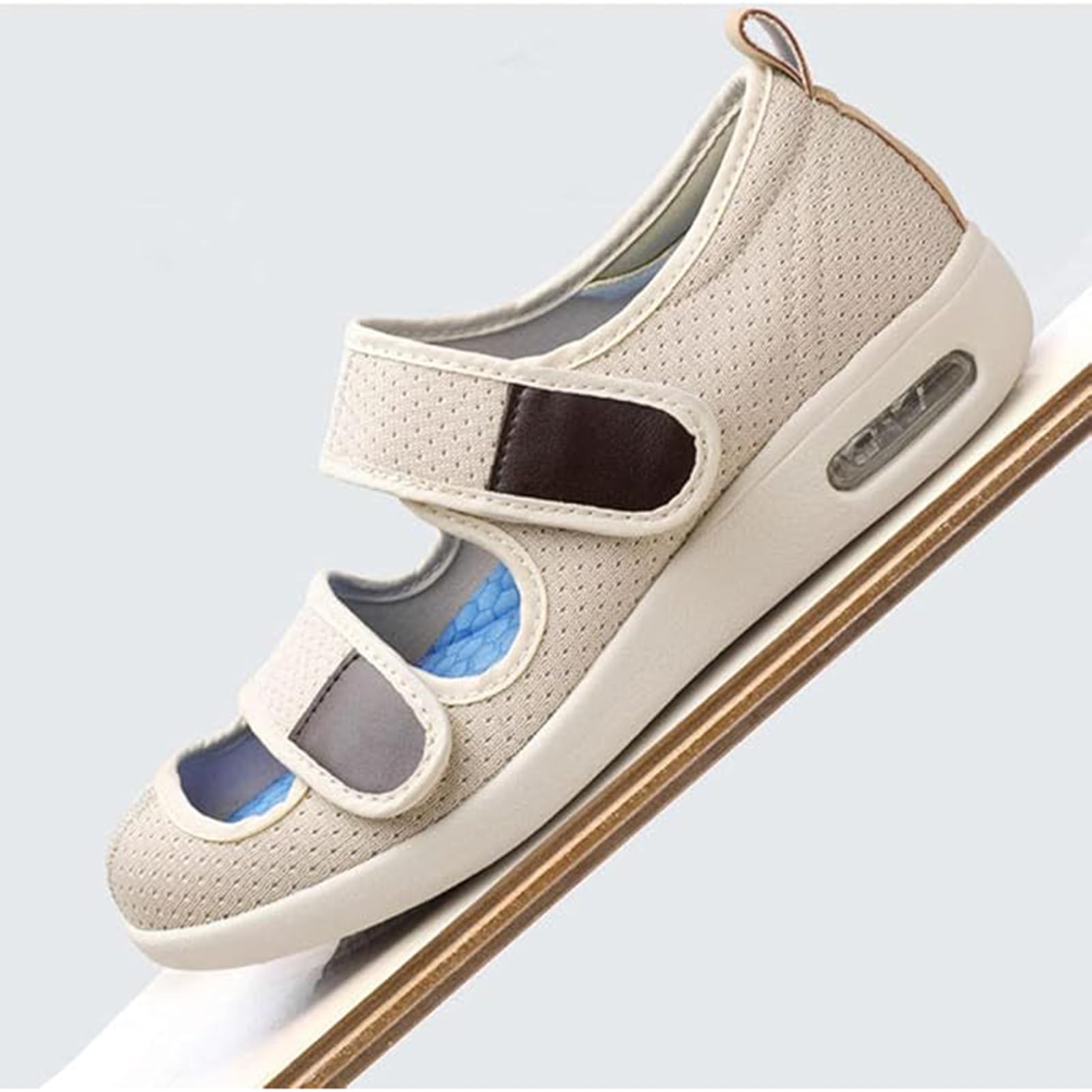 Scarpe Diabetici Uomo Donna Riabilitative Regolabili Mediche Scarp Alluce Valgo Scarpe Antiscivolo Pantofole Tessuto Rete Traspirante Scarp Casual Interni Esterni
