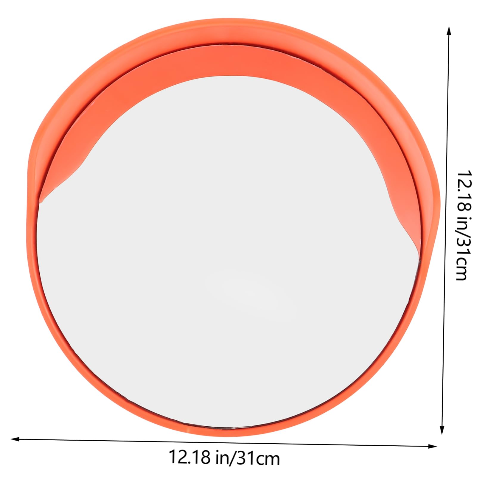 Ciieeo Indoor/Outdoor Parking Assist 30cm Wide-Angle Safety Mirror Reflective Concave Convex Mirror