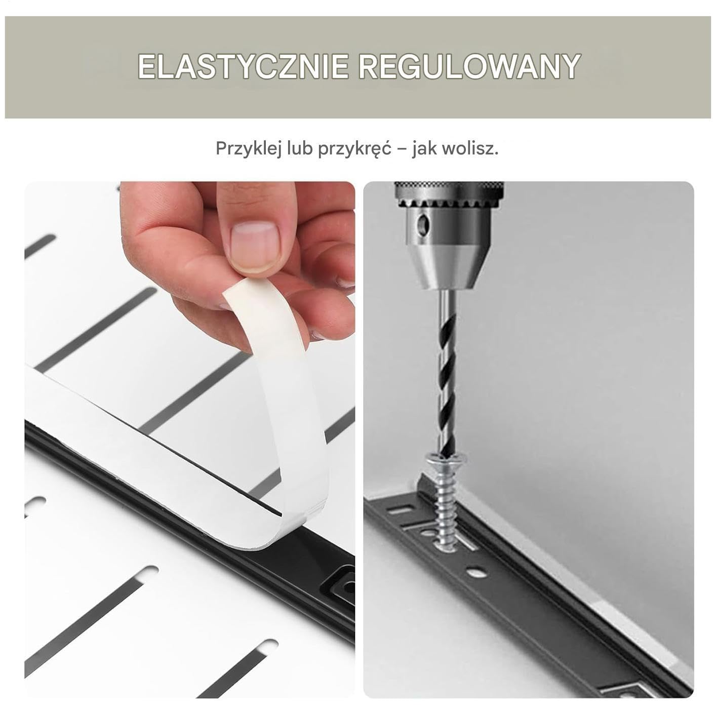 Wysuwane Organizery Domowe Samoprzylepna Ślizgowa Taca Do Organizacji