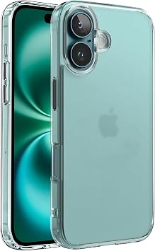 Compatible with MagSafe for Minesque iPhone 16 Plus SuperMatt Series Rear Fingerprint Proof Rigid Matte Polycarbonate Edges Premium Clear Case Cover with Tpu Silicone Metal Key (Classic, 16 Plus)
