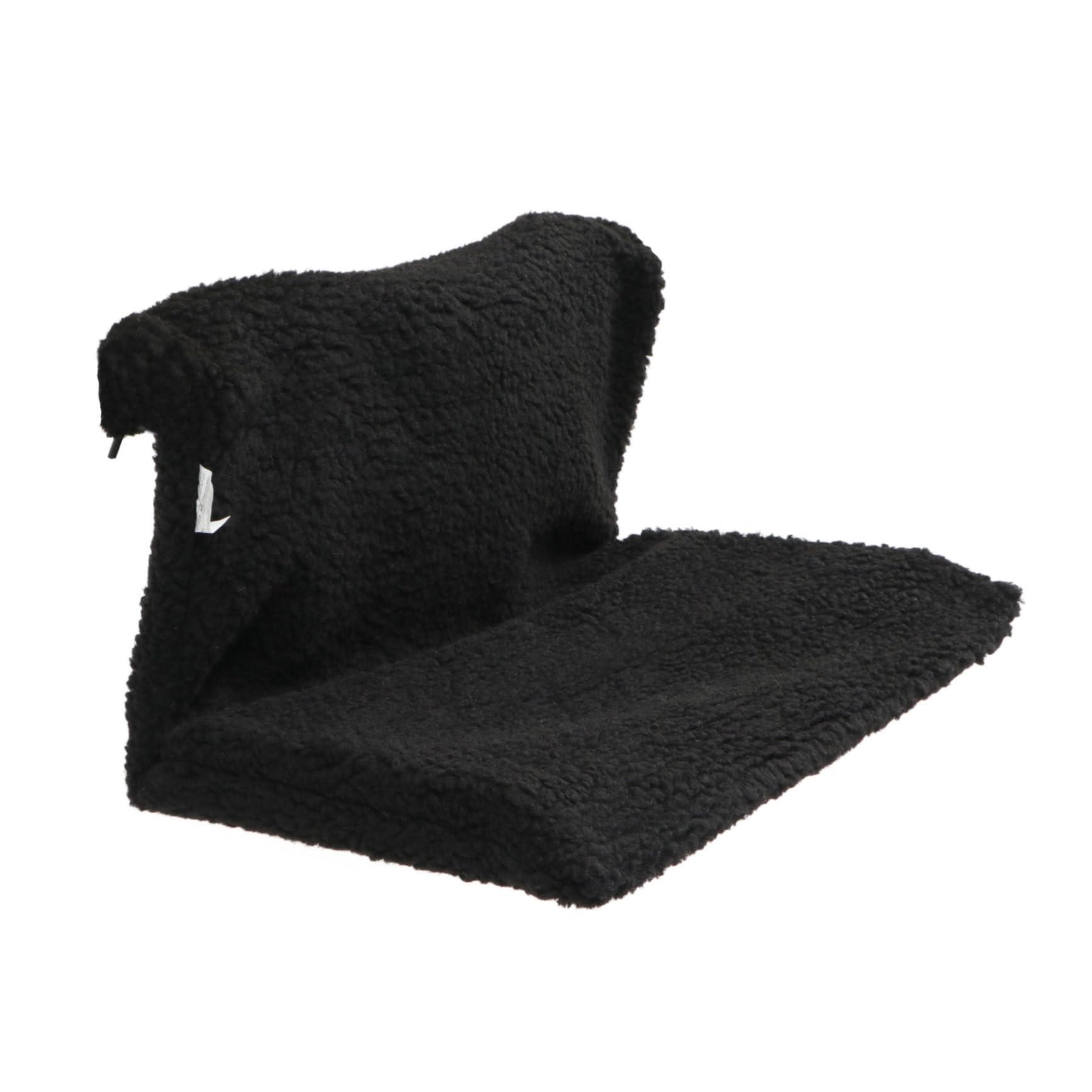 INOOMP Lit Suspendu pour Animaux de Compagnie Noir, Hamac Radiateur Chat