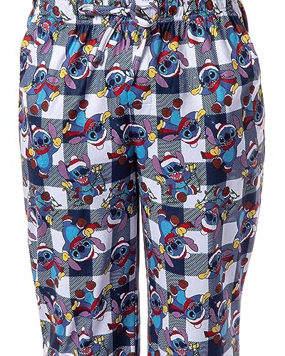 Disney Mens' Christmas Santa Lilo & Stitch Film Movie Sleep Pajama Pants3